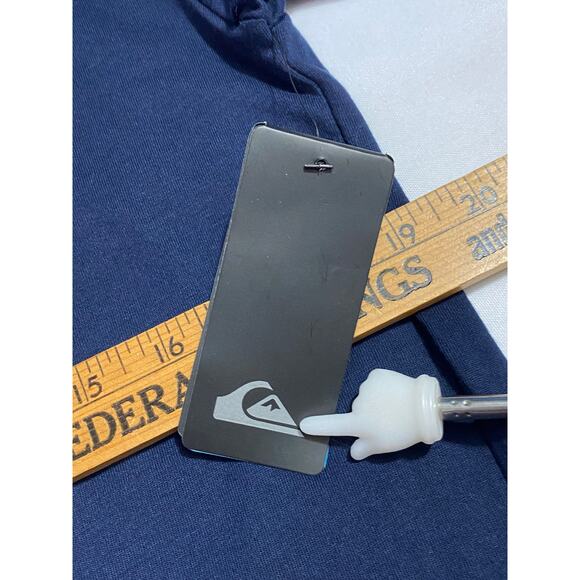 Quiksilver Logo Graphic T-Shirt Men’s Size Large White 100% Cotton Surf Skate - Picture 9 of 10